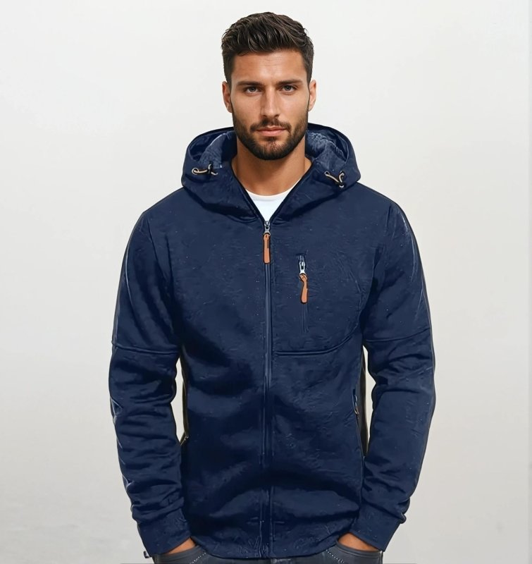 Veste à Capuche Homme Style Sport Décontracté pour Extérieur et Loisirs