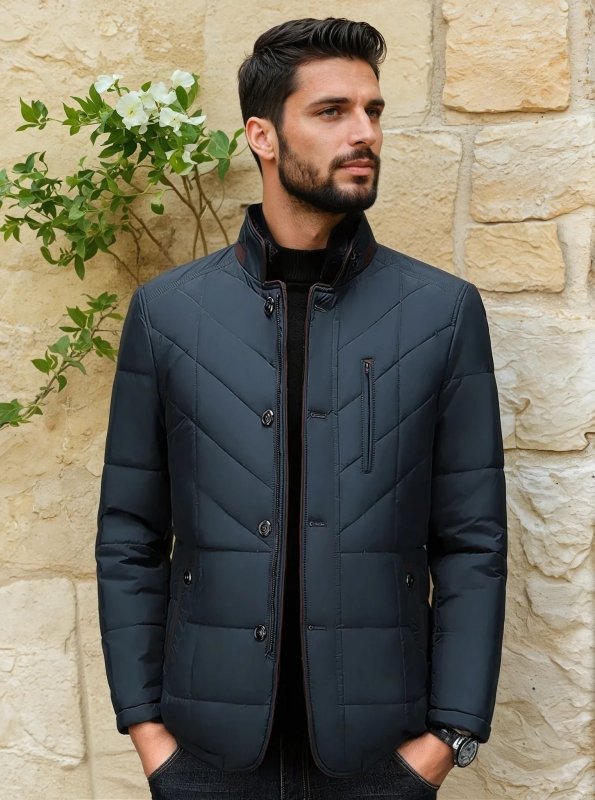 Veste matelassée élégante pour homme – Style urbain chic et fonctionnalité