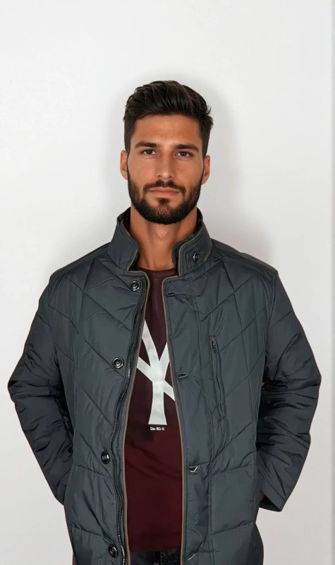 Veste matelassée élégante pour homme – Style urbain chic et fonctionnalité