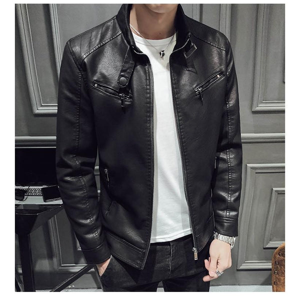 Blouson Homme Style Biker Urbain Polyvalent pour Sorties et Quotidien