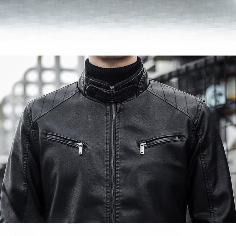 Blouson Homme Style Biker Urbain Polyvalent pour Sorties et Quotidien