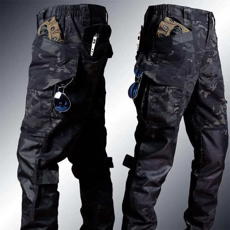 Ensemble tactique militaire pour homme – Veste et pantalon style commando polyvalent outdoor