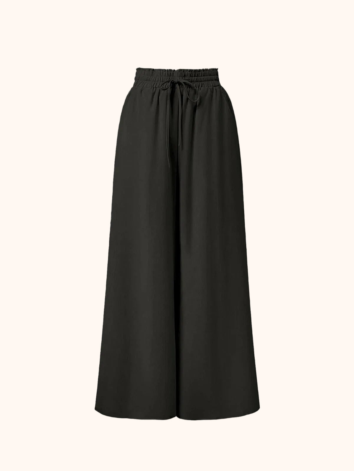 Pantaloni Palazzo Larghi Donna Stile Elegante Vita Alta con Cintura, Moda Casual e Sofisticata