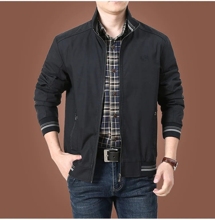 Veste bomber homme style urbain printemps-été polyvalente