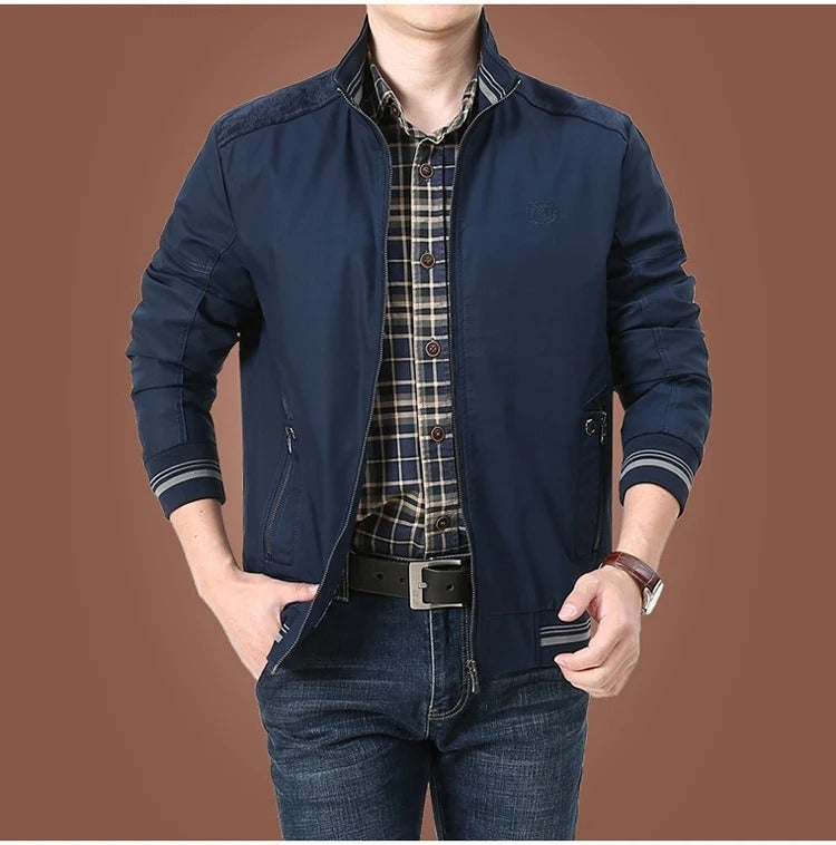 Veste bomber homme style urbain printemps-été polyvalente