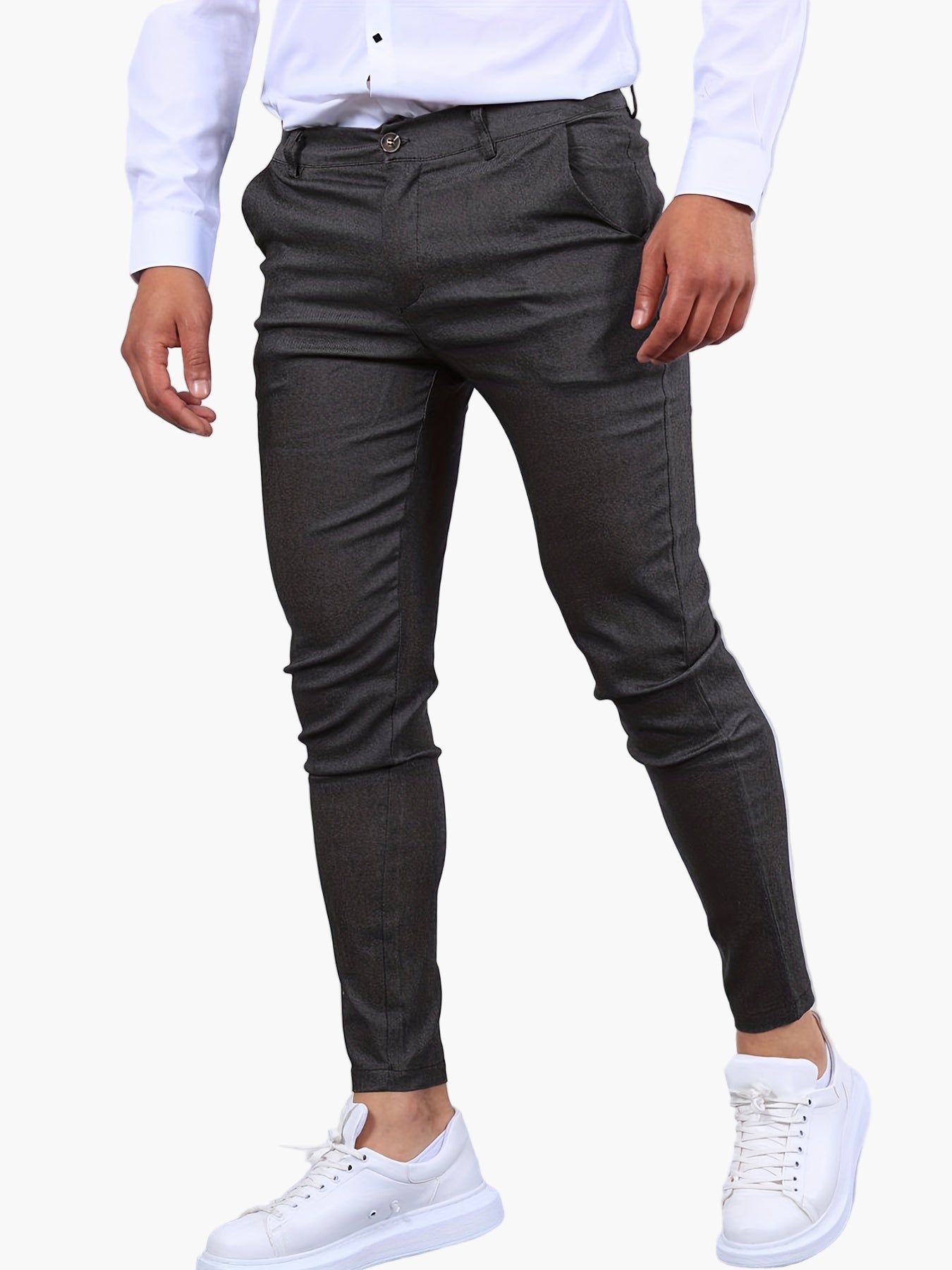 Pantalon chino skinny pour homme style urbain idéal quotidien et sortie