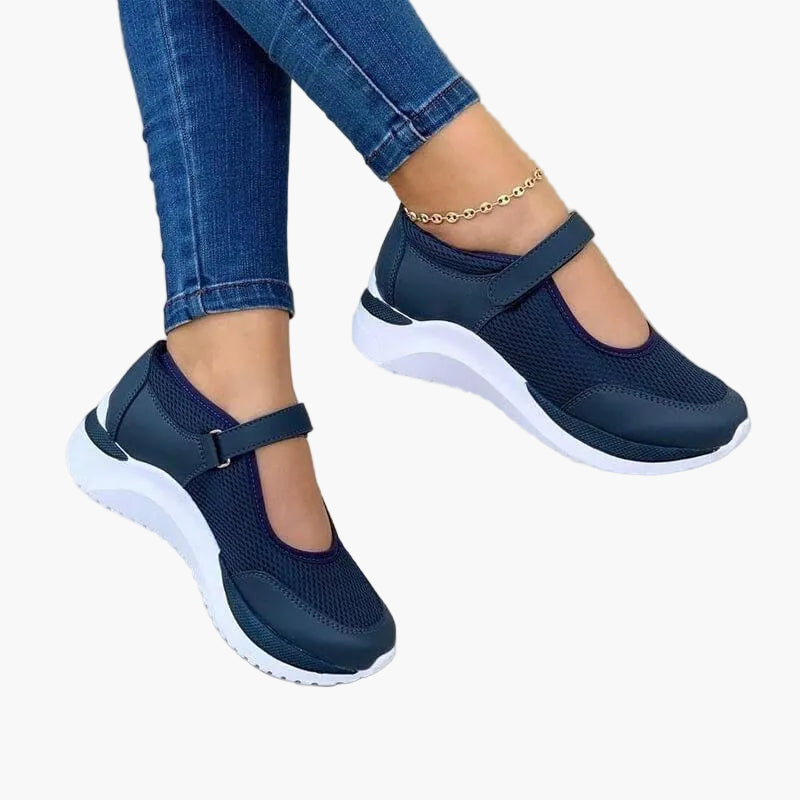 Zapatos ortopédicos para mujer estilo informal con tira y suela antideslizante - Calzado cómodo para uso diario