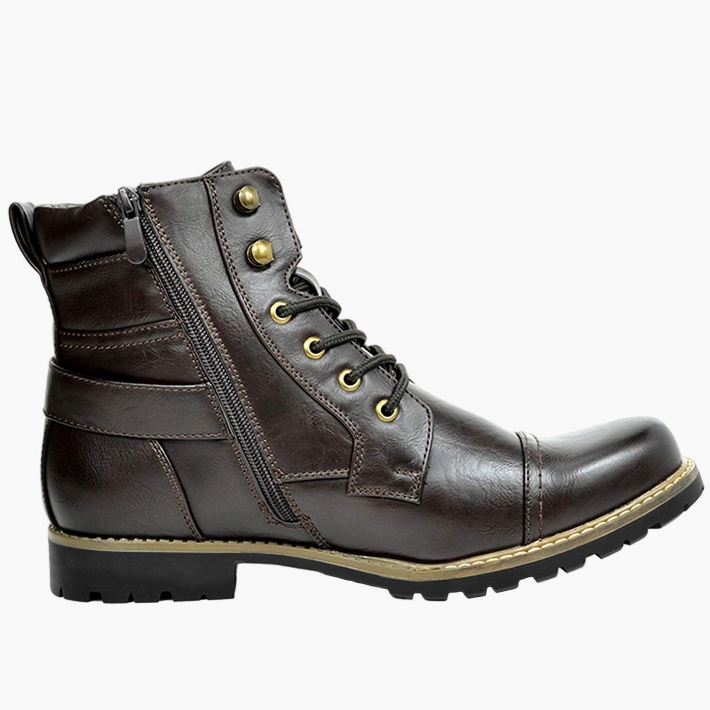 Botas de moto para hombre estilo urbano elegantes para motorista – Botines altos versátiles