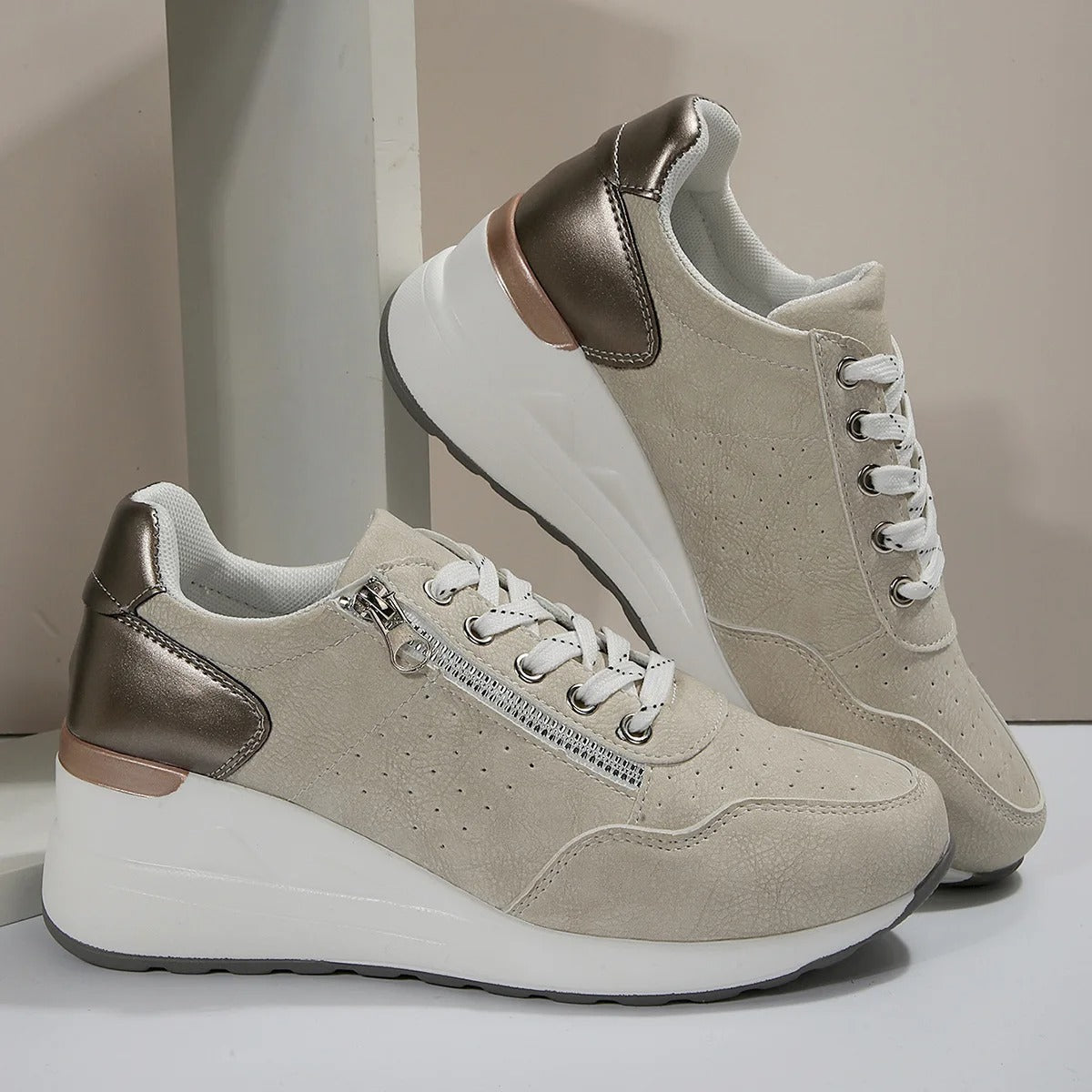 Baskets de Marche Orthopédiques Femme Style Urbain Confort Quotidien
