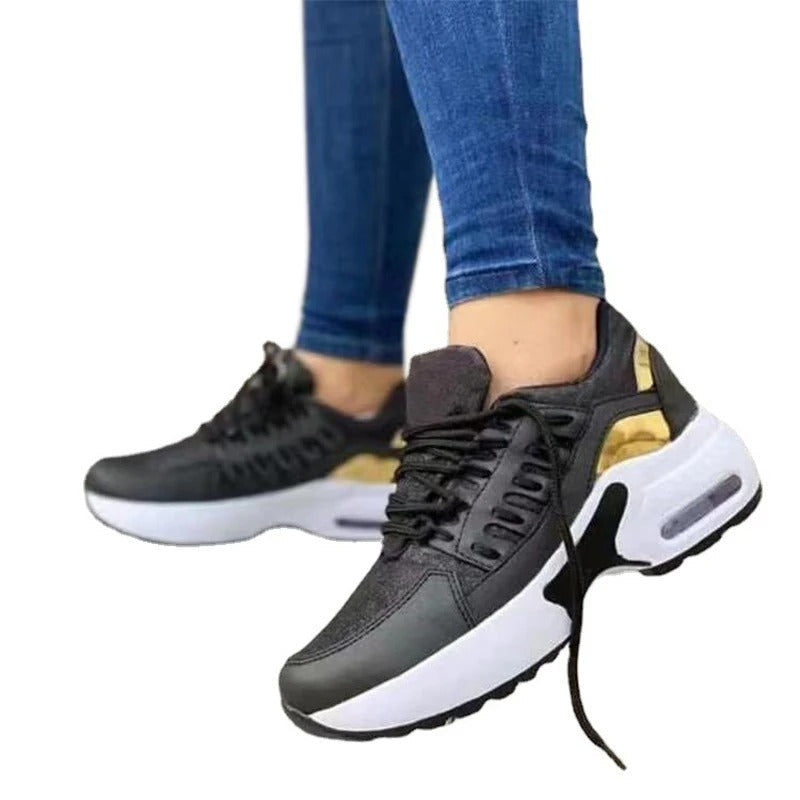 Baskets orthopédiques femme style moderne pour confort quotidien et marche active