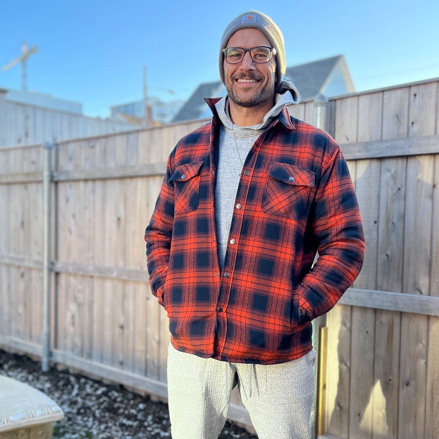 Jack™ - Veste en Flanelle Rayée