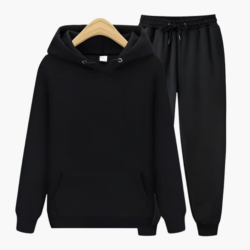 Ensemble de survêtement à capuche pour homme - Style décontracté et confortable, idéal pour le sport et la détente