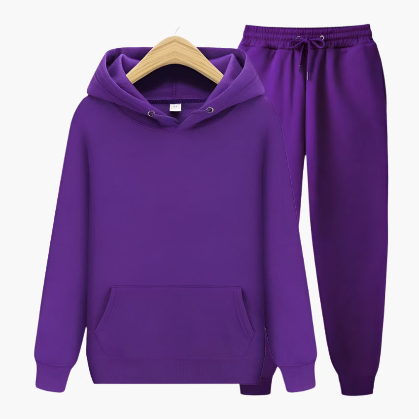 Ensemble de survêtement à capuche pour homme - Style décontracté et confortable, idéal pour le sport et la détente
