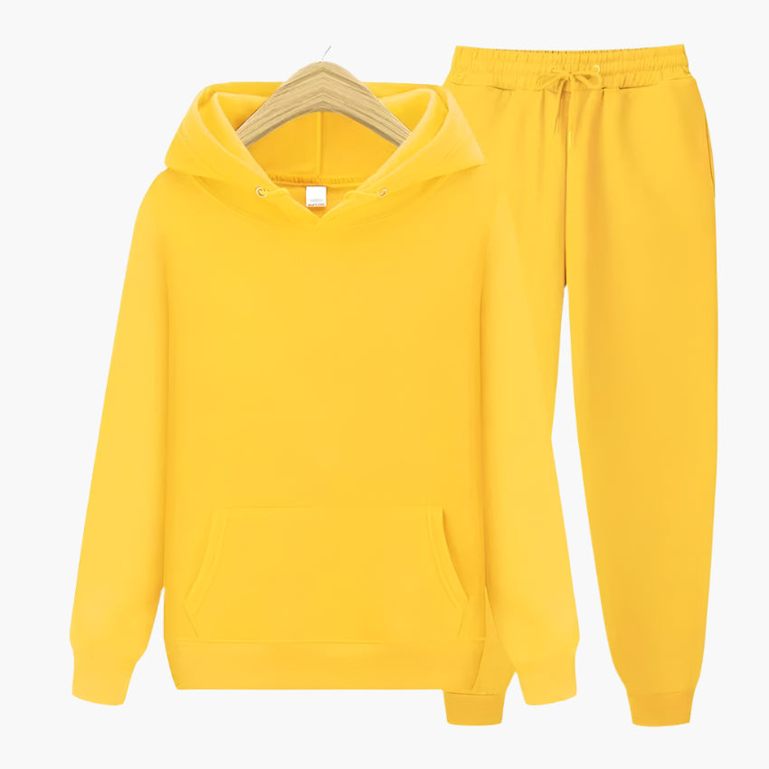 Ensemble de survêtement à capuche pour homme - Style décontracté et confortable, idéal pour le sport et la détente