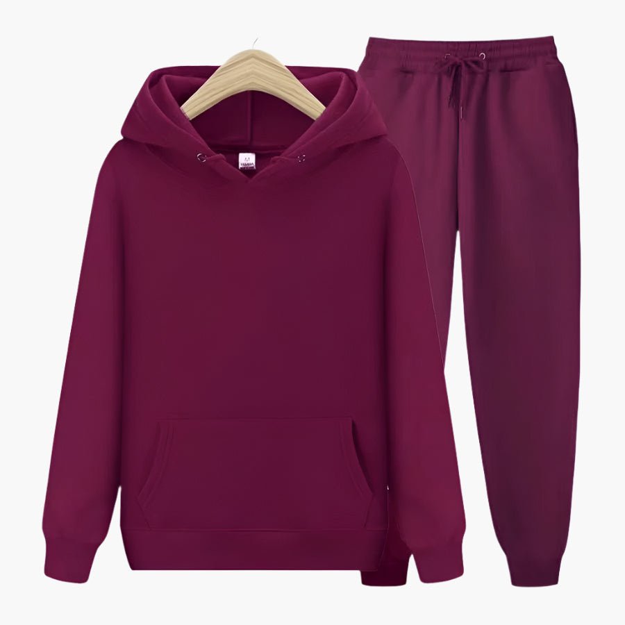 Ensemble de survêtement à capuche pour homme - Style décontracté et confortable, idéal pour le sport et la détente