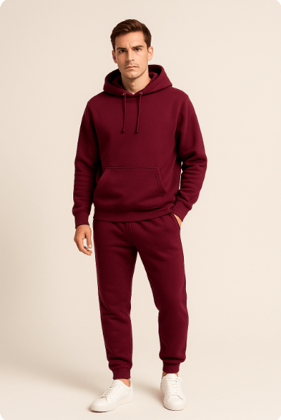 Ensemble de survêtement à capuche pour homme - Style décontracté et confortable, idéal pour le sport et la détente