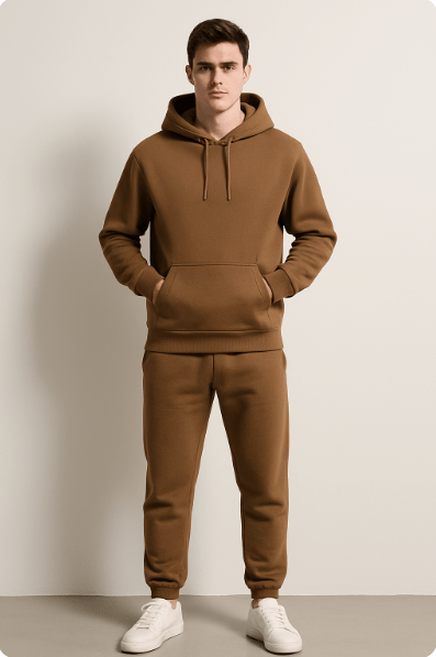 Ensemble de survêtement à capuche pour homme - Style décontracté et confortable, idéal pour le sport et la détente