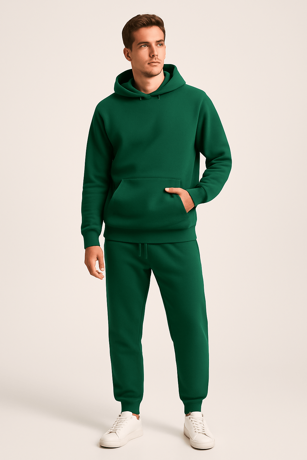 Ensemble de survêtement à capuche pour homme - Style décontracté et confortable, idéal pour le sport et la détente
