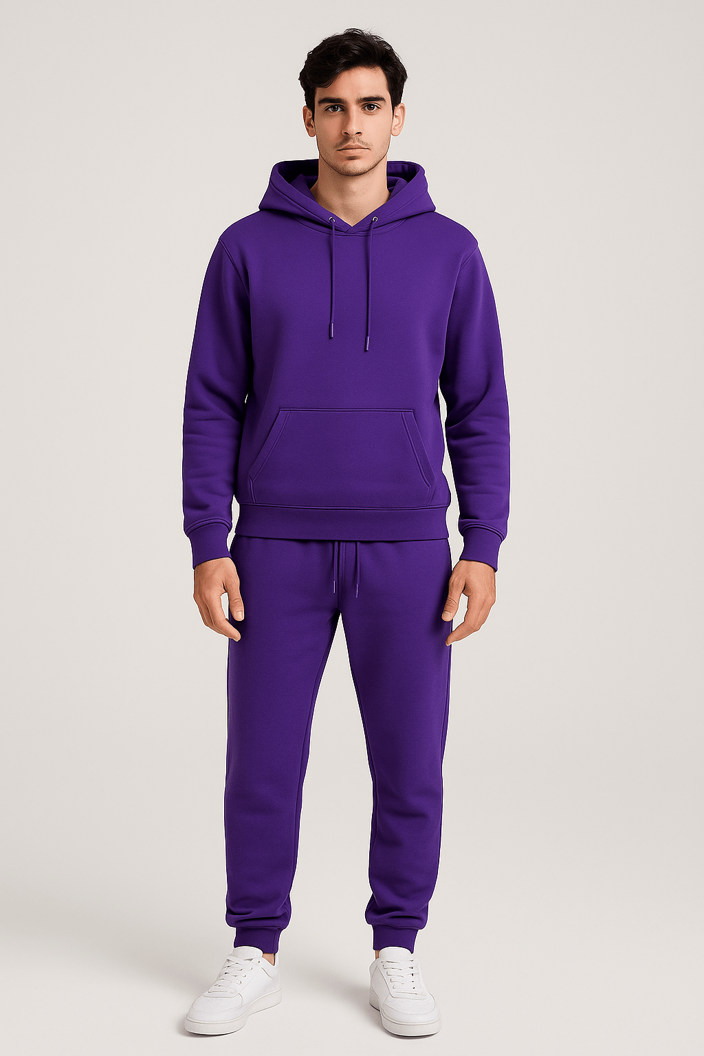 Ensemble de survêtement à capuche pour homme - Style décontracté et confortable, idéal pour le sport et la détente