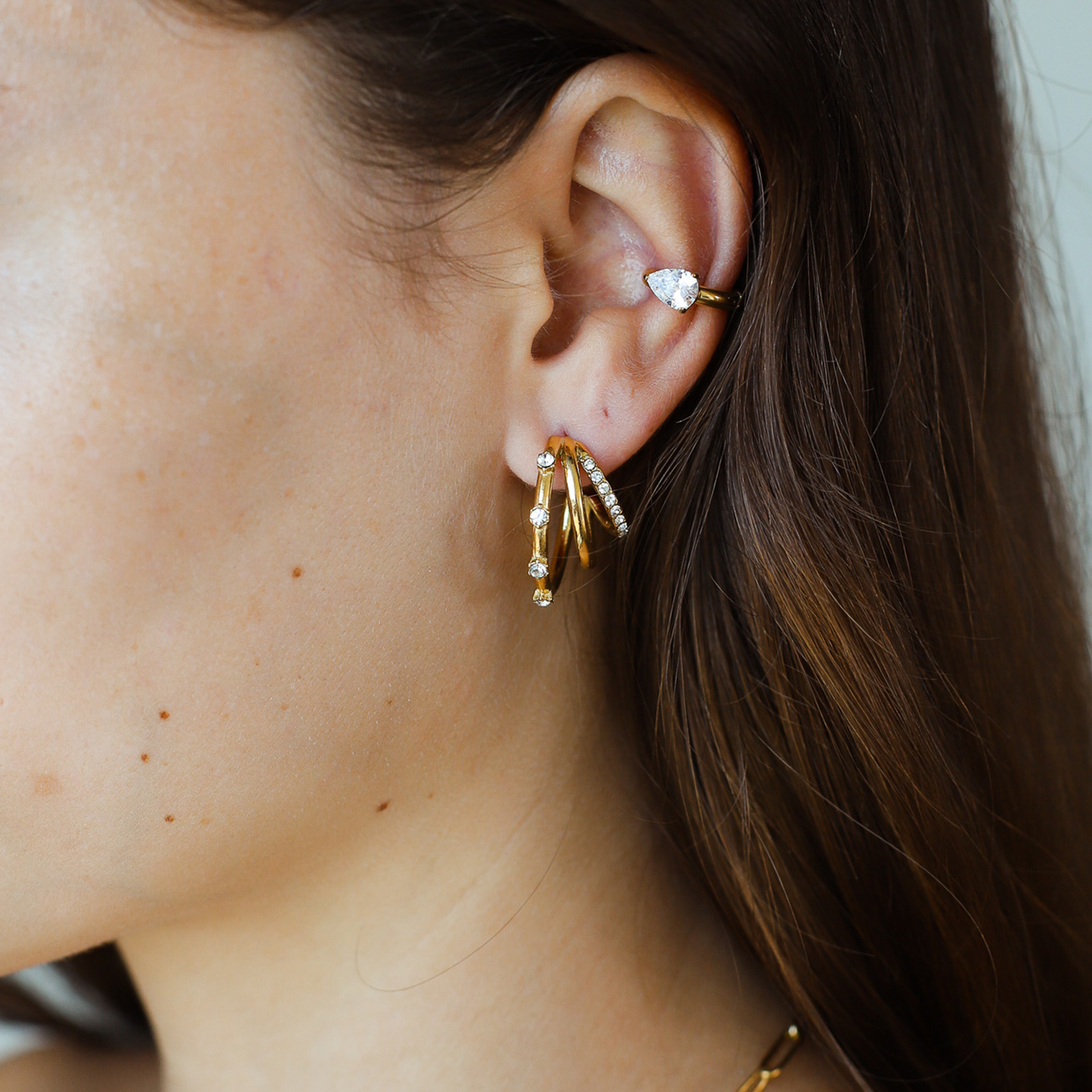 Elizabeth – Manchette d'Oreille avec Gemme