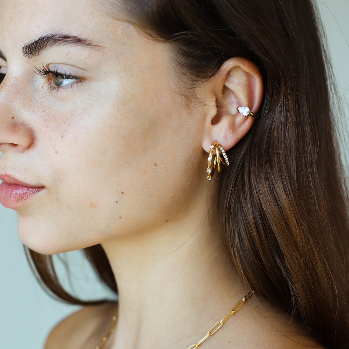 Elizabeth – Manchette d'Oreille avec Gemme