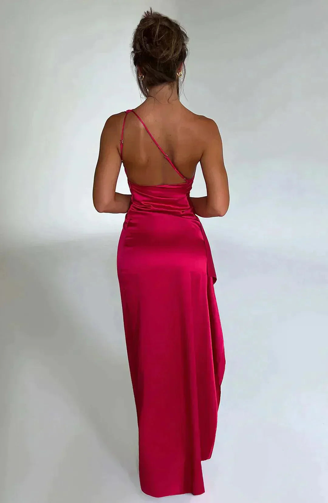 Marit™ - Robe Unie Epaule avec Fente