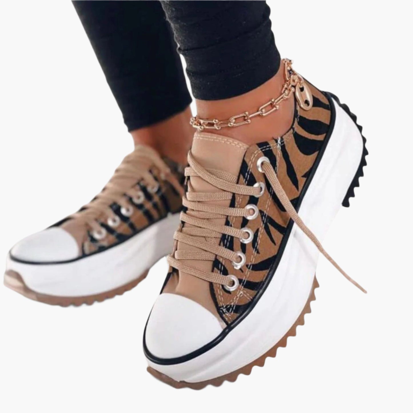 Baskets plateforme orthopédiques femme – Sneakers tendance confort quotidien
