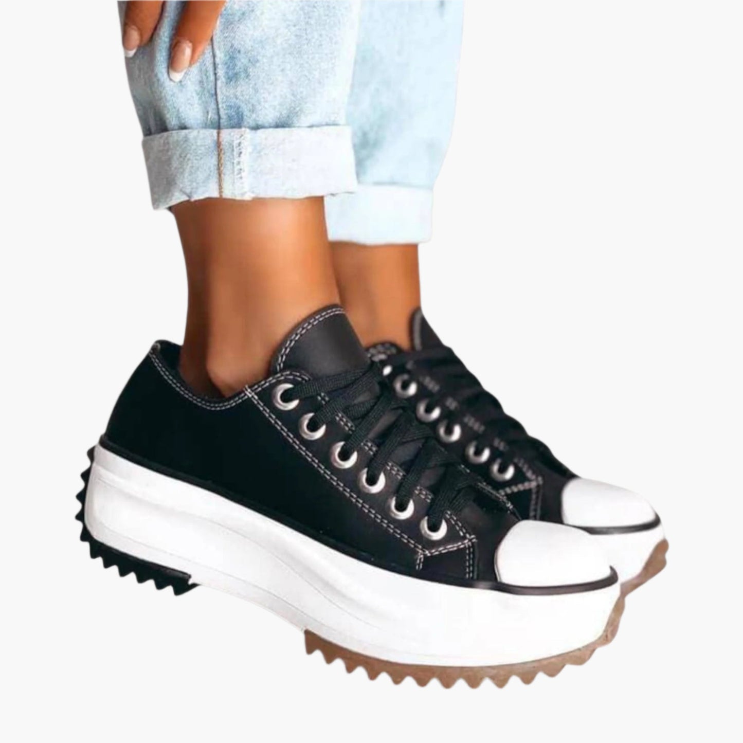 Baskets plateforme orthopédiques femme – Sneakers tendance confort quotidien