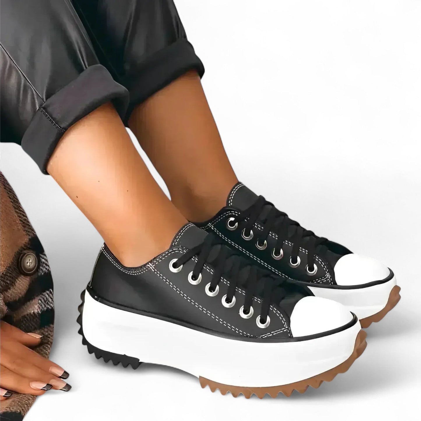 Baskets plateforme orthopédiques femme – Sneakers tendance confort quotidien