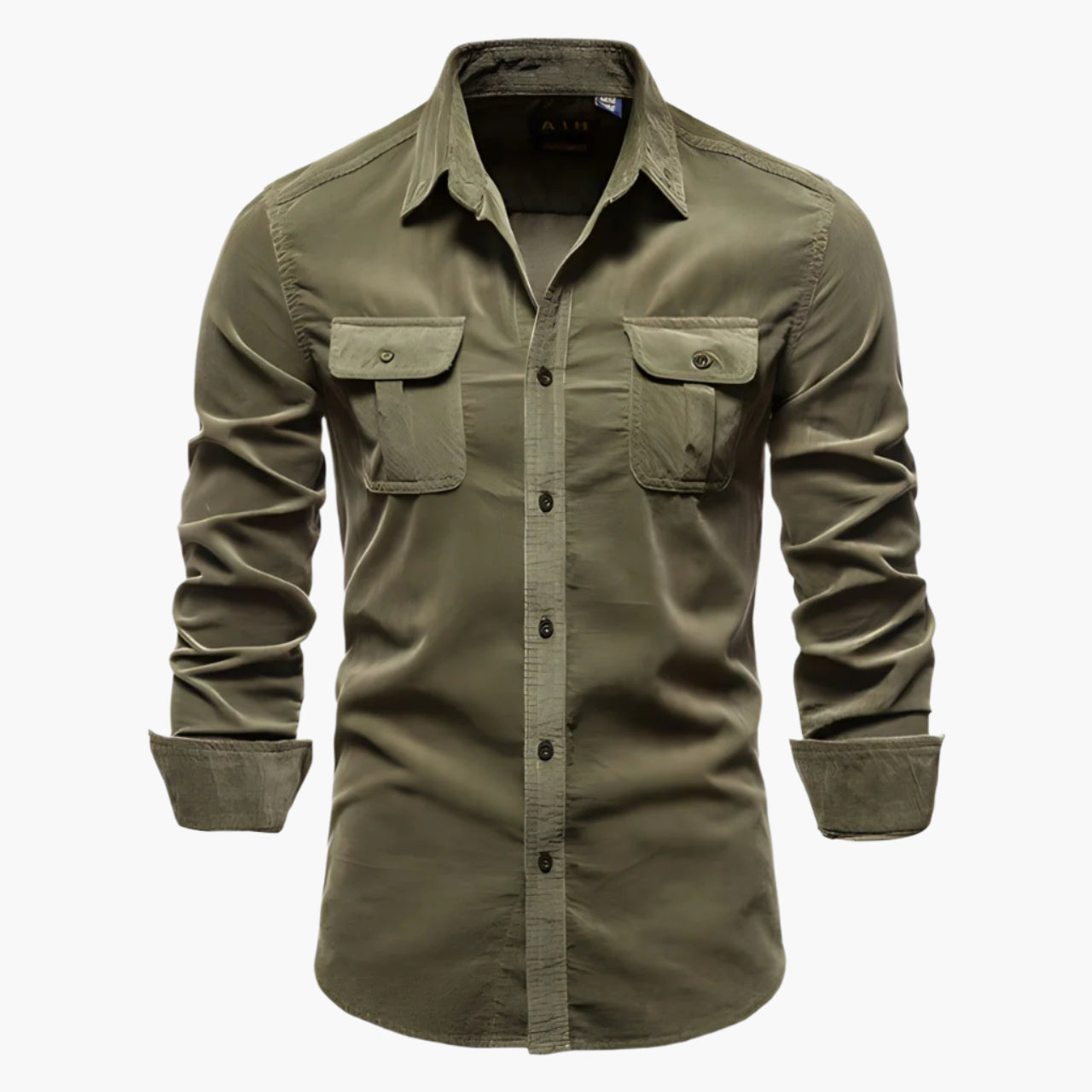 Chemise décontractée homme à manches longues style urbain polyvalent