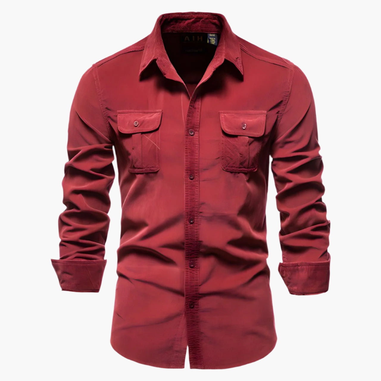 Chemise décontractée homme à manches longues style urbain polyvalent