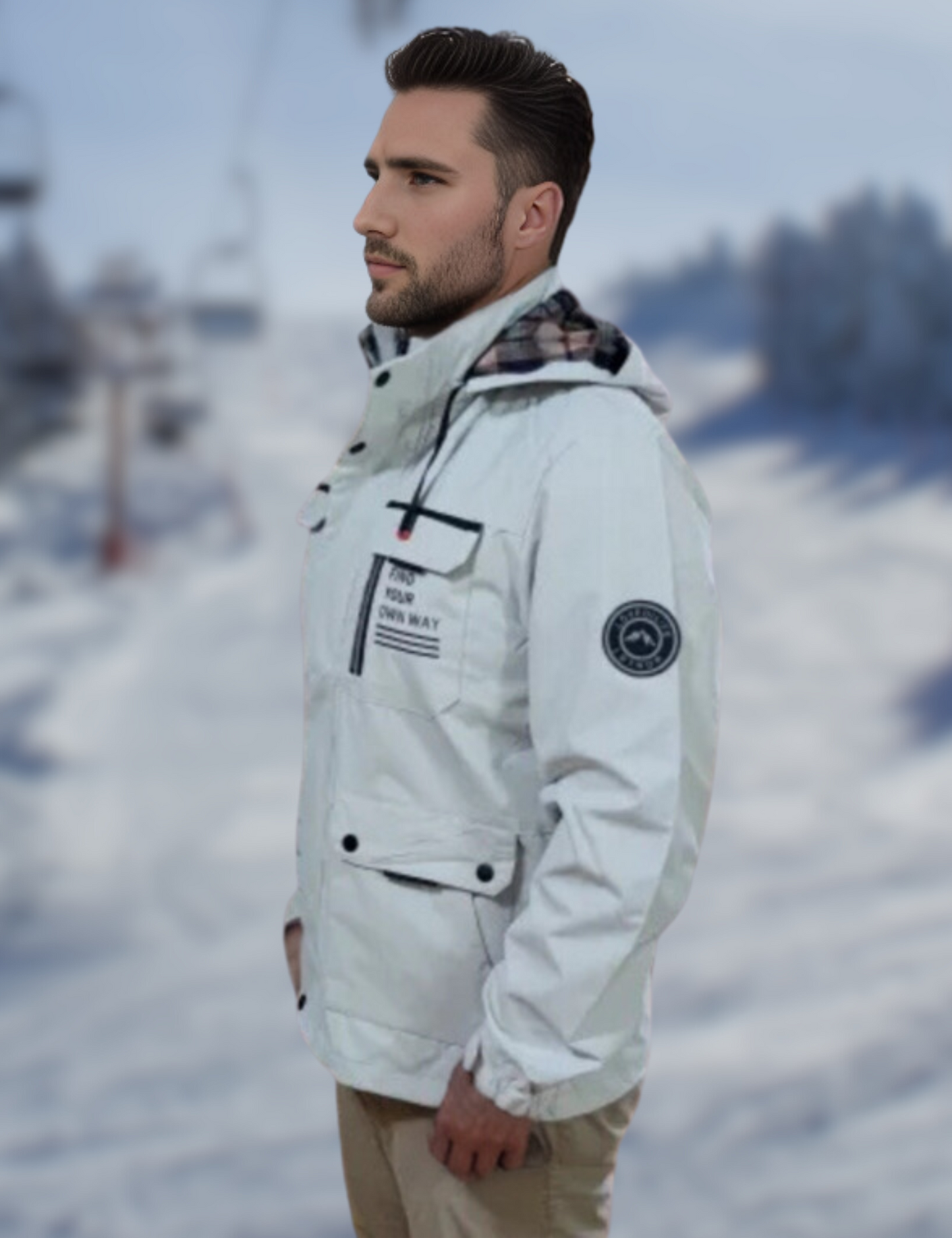 Veste d’Hiver Outdoor Style Urbain pour Homme – Polyvalente et Fonctionnelle