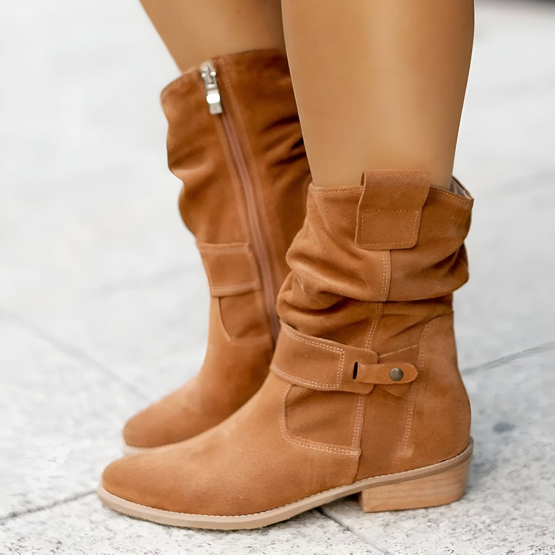 Jean – Bottes en daim synthétique