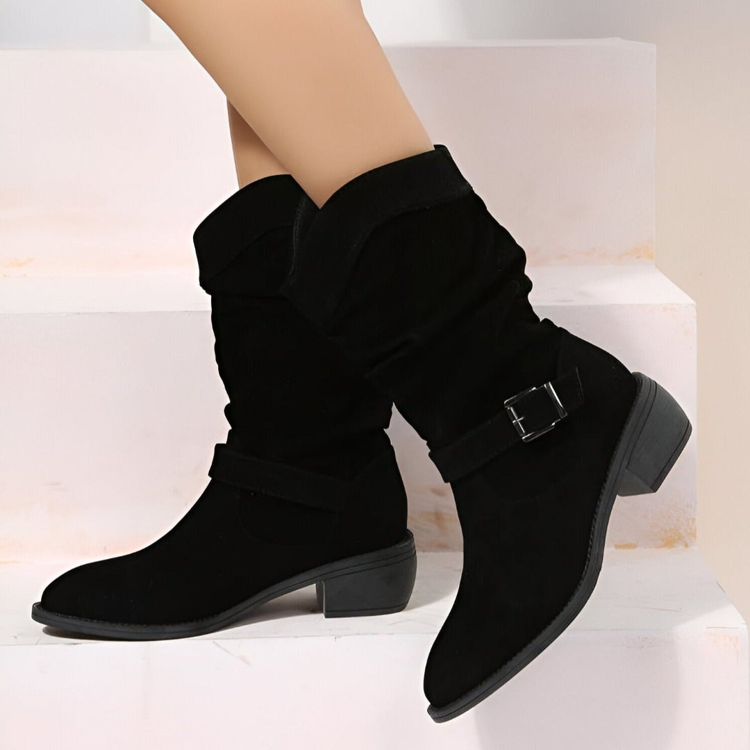 Jean – Bottes en daim synthétique