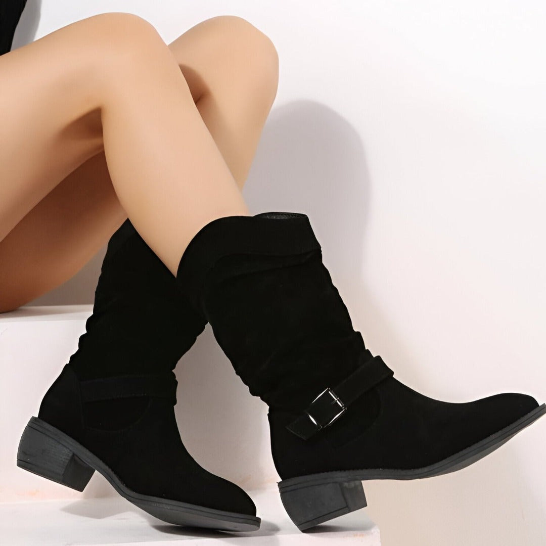 Jean – Bottes en daim synthétique