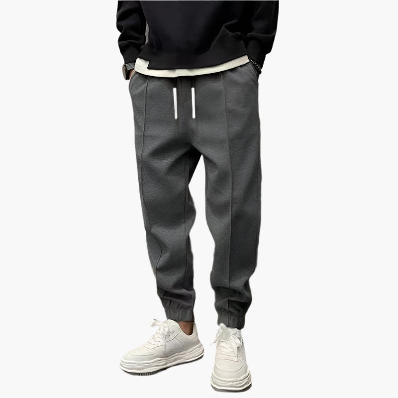 Pantalon de Jogging Style Urbain pour Homme - Confort Quotidien et Chaleur - Idéal Sport et Loisirs