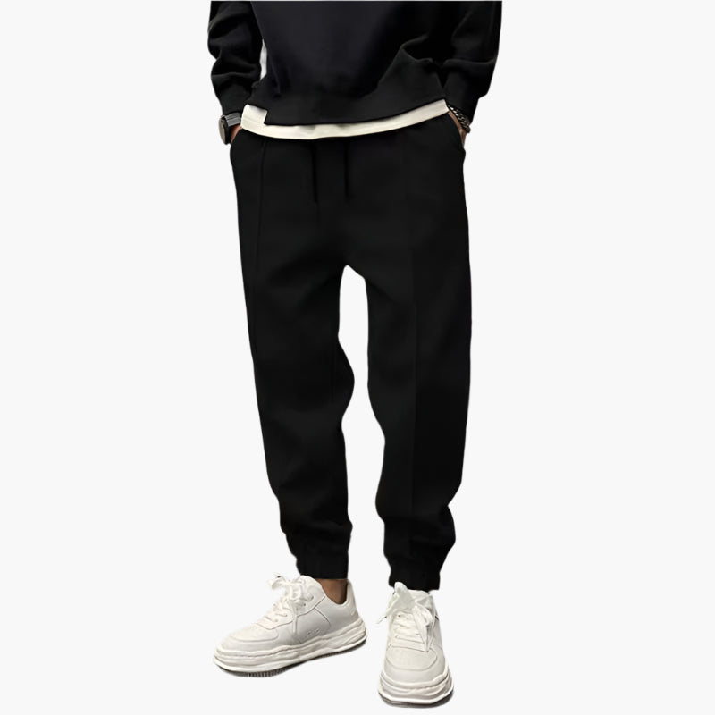 Pantalon de Jogging Style Urbain pour Homme - Confort Quotidien et Chaleur - Idéal Sport et Loisirs