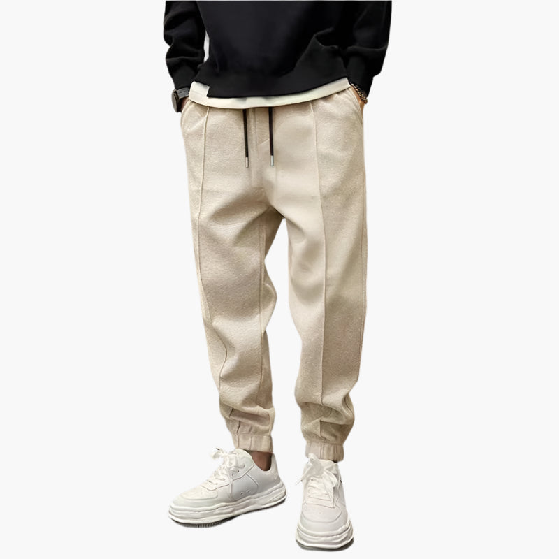 Pantalon de Jogging Style Urbain pour Homme - Confort Quotidien et Chaleur - Idéal Sport et Loisirs