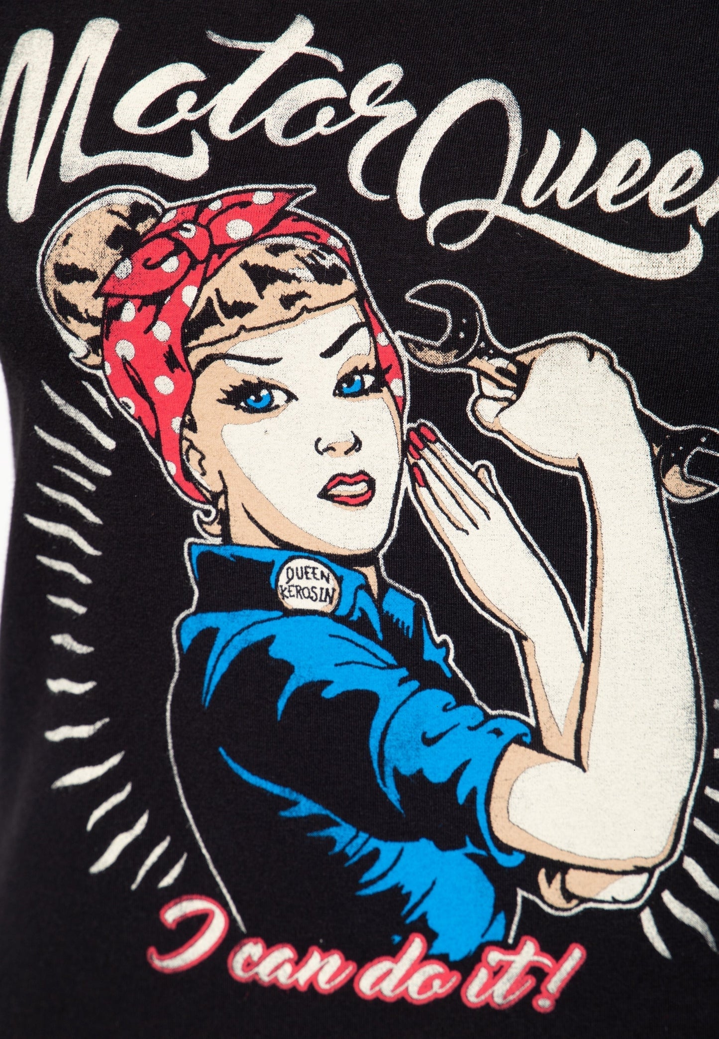 Elizabeth – T-shirt rétro pour femme