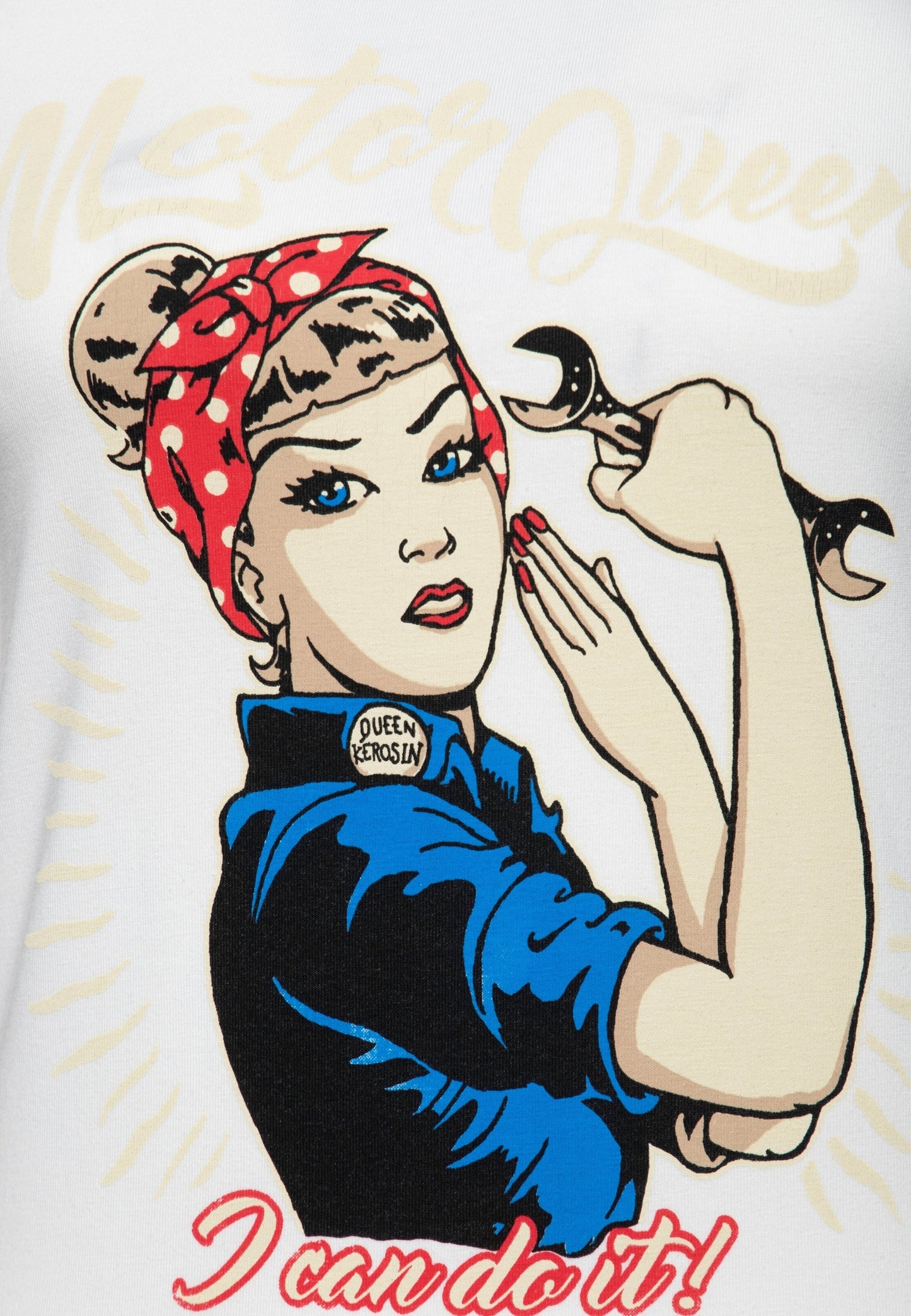 Elizabeth – T-shirt rétro pour femme
