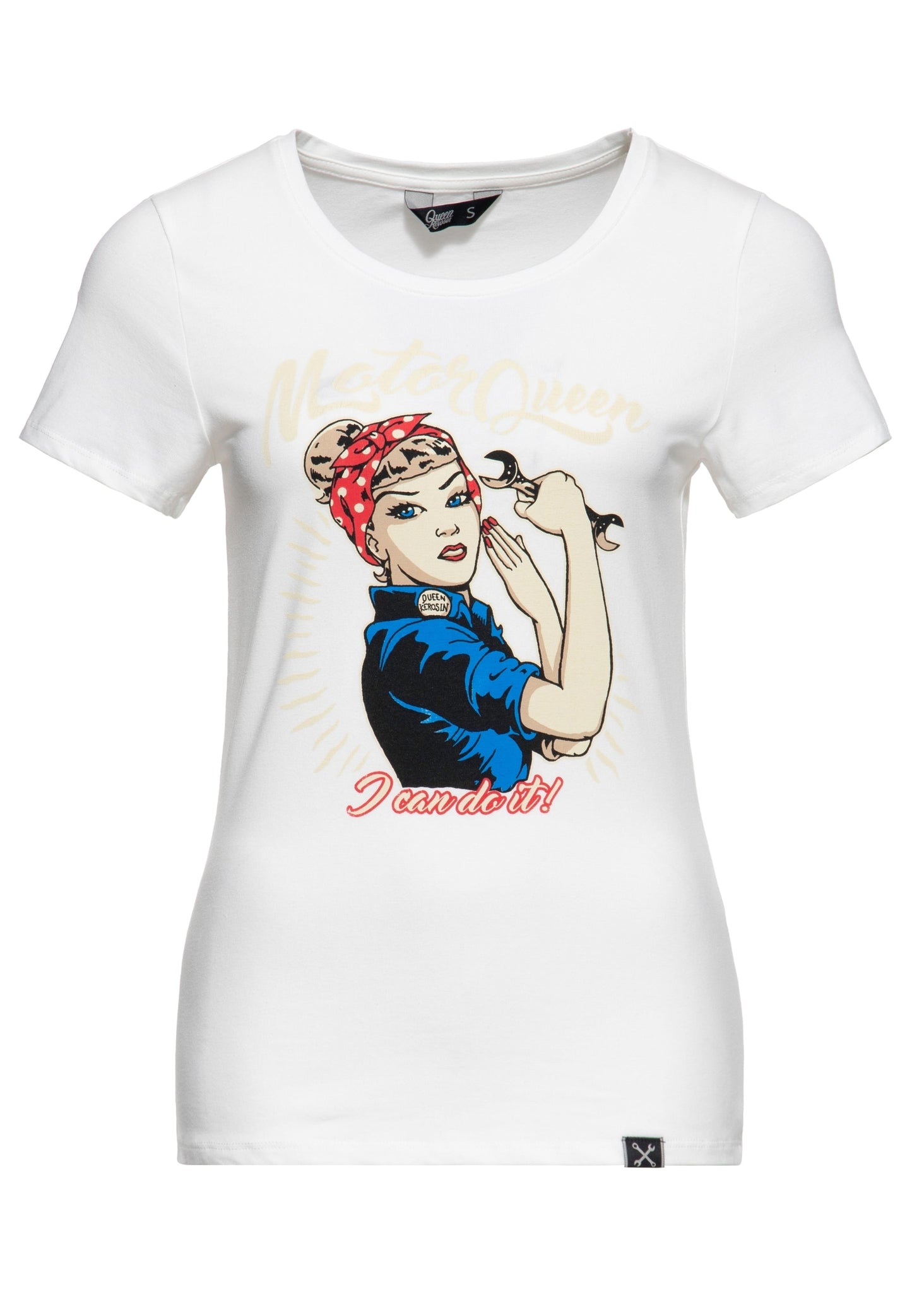 Elizabeth – T-shirt rétro pour femme