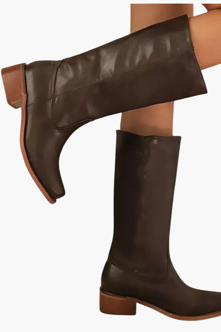 Bottes hautes classiques modernes pour femme – Style urbain polyvalent