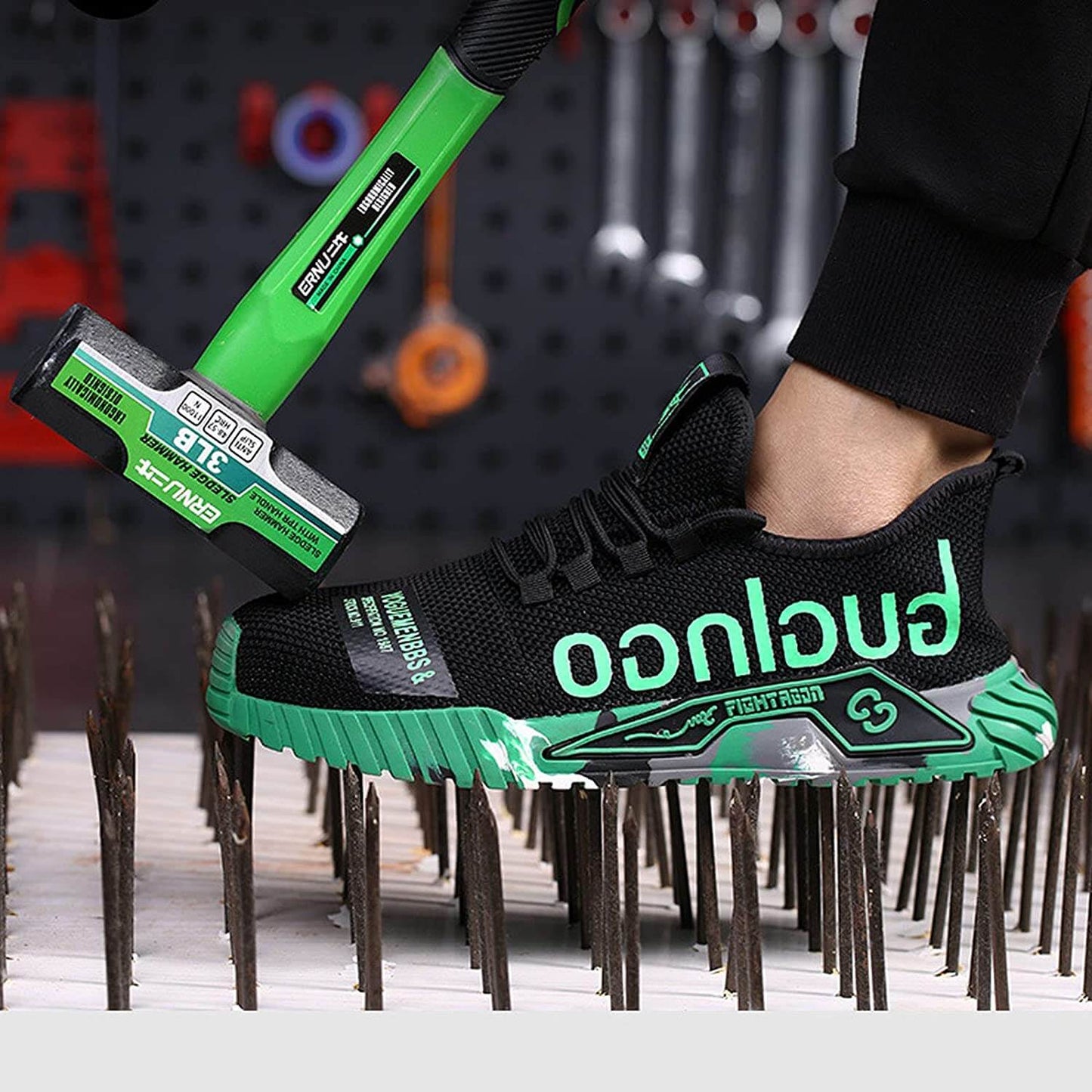 Chaussures de sécurité homme style sportif pour travail et aventure