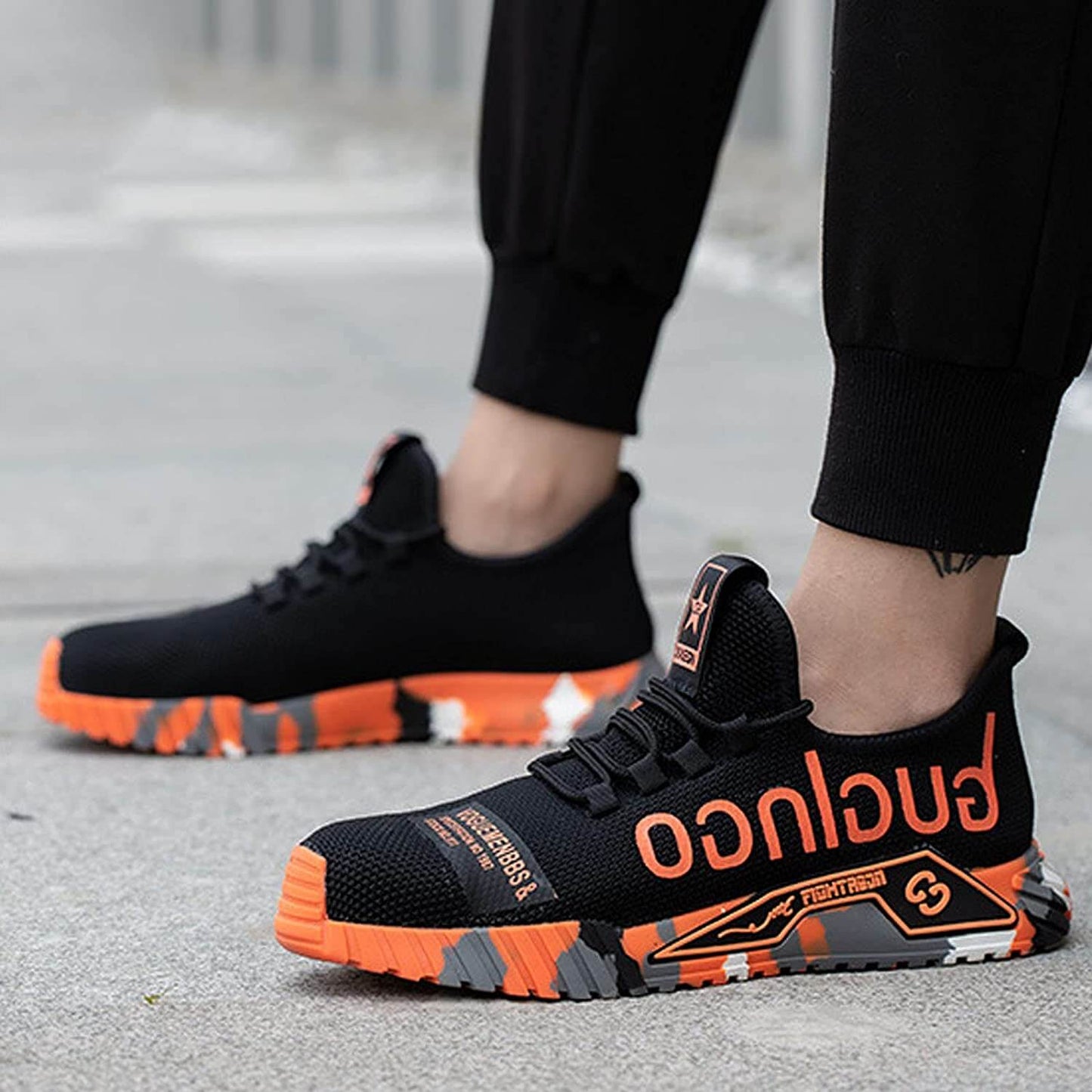 Chaussures de sécurité homme style sportif pour travail et aventure