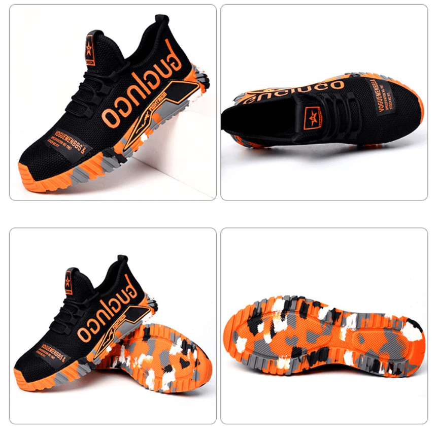 Chaussures de sécurité homme style sportif pour travail et aventure