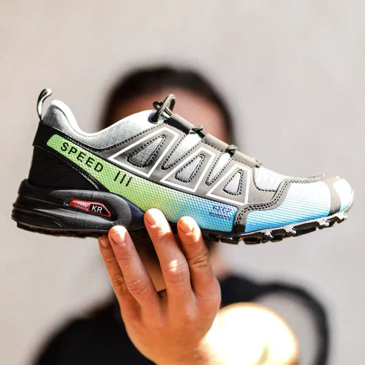 Chaussures de marche orthopédiques confort homme – Style trekking, semelle antidérapante, usage quotidien et extérieur