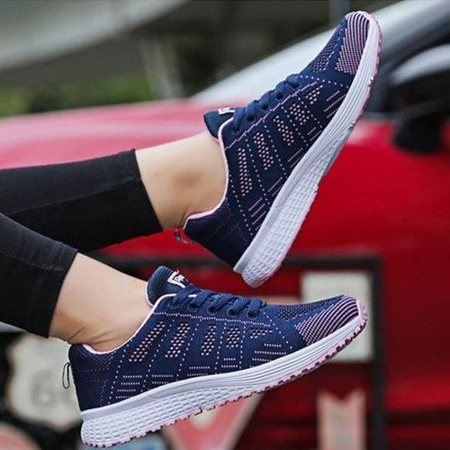 Baskets décontractées respirantes pour femme – Style moderne pour sport et loisirs