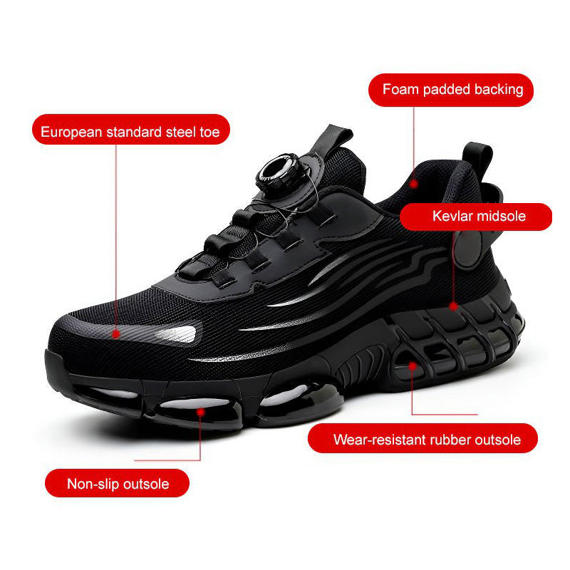 Chaussures de Sécurité Respirantes à Coussin d'Air Unisexe