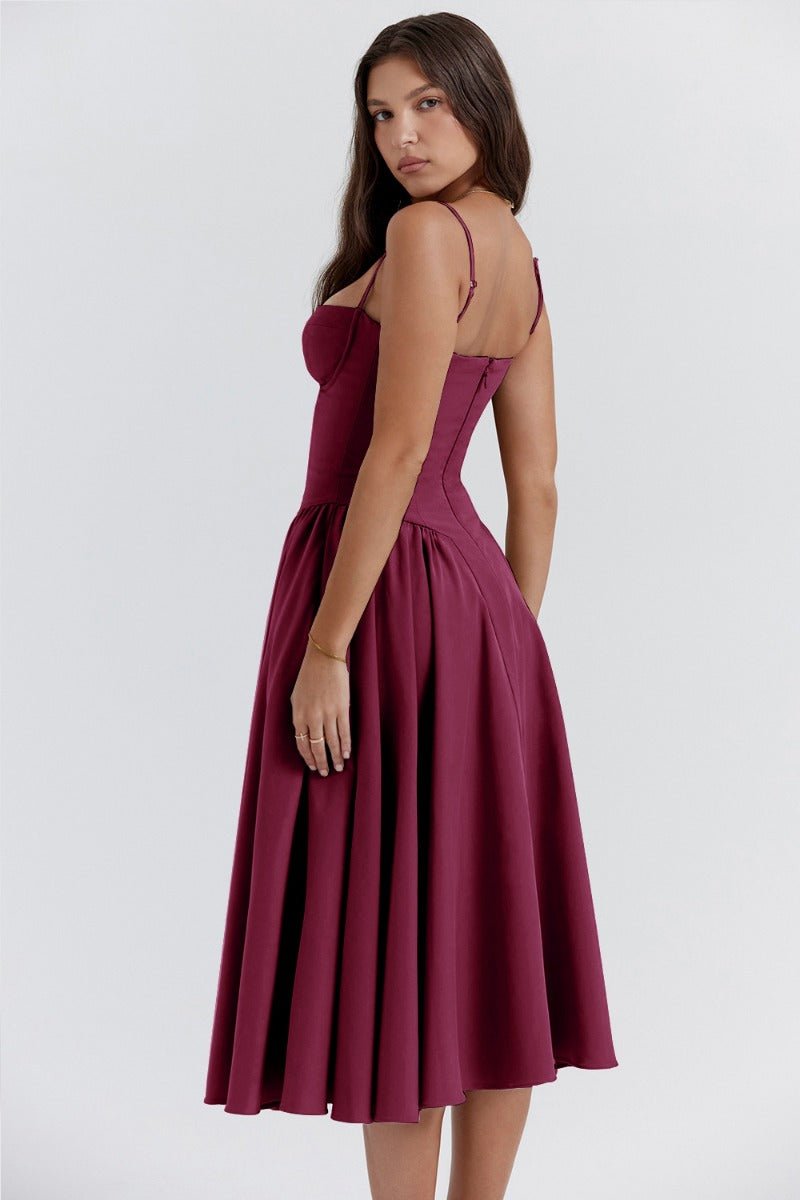 Georgina – Robe Midi Sans Manches