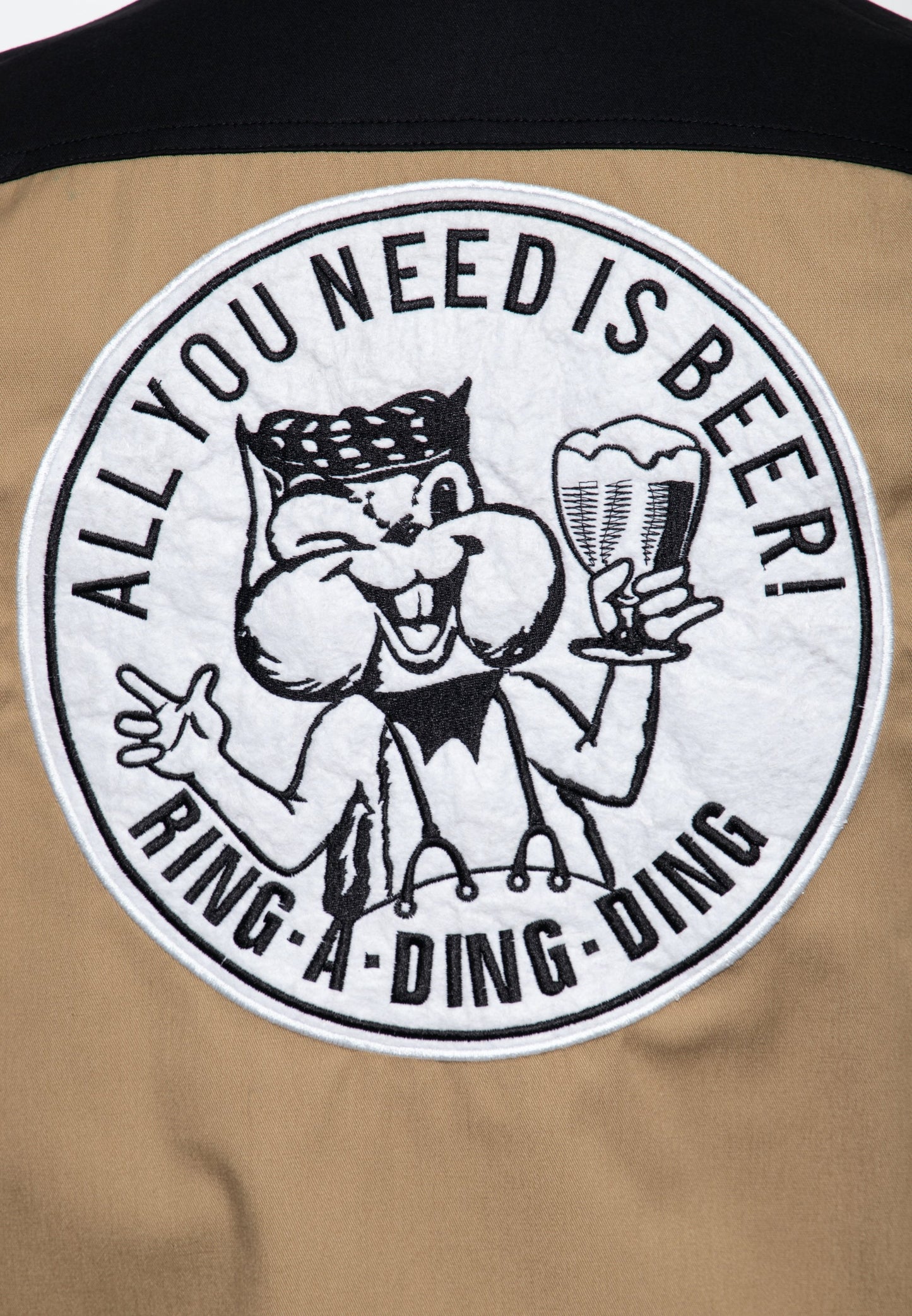 Chris – Chemise de Travail Homme à Manches Courtes avec Motif Bière
